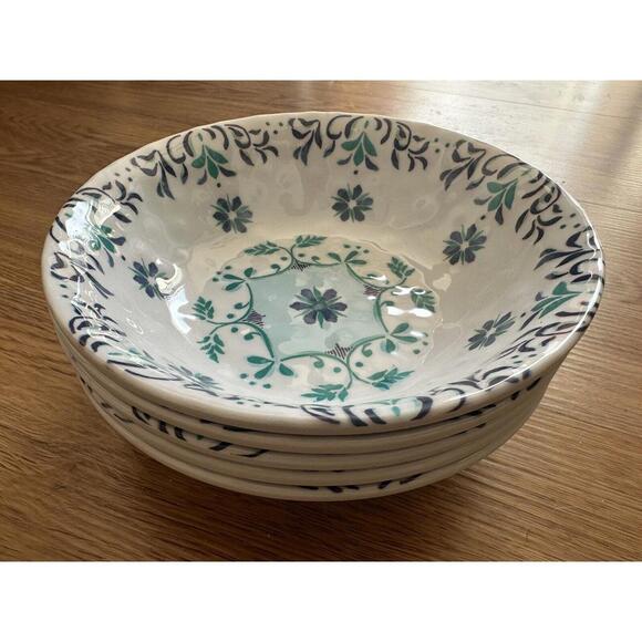 Patina Vie Designer Melamine Bowls Set Of 5 Beautiful Bowls NEW